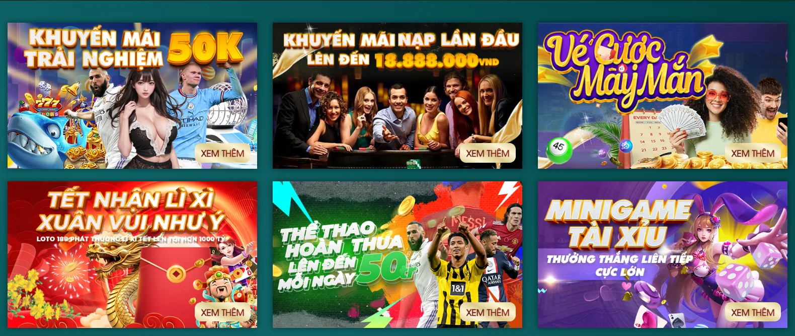 Khuyến mãi LOTO188 luôn lấy quyền lợi của cược thủ làm kim chỉ nam