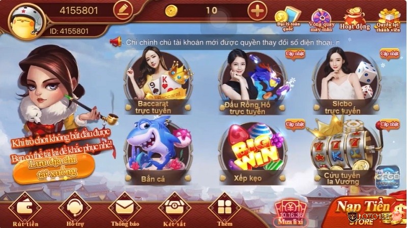 CF68 là cổng game rất được yêu thích